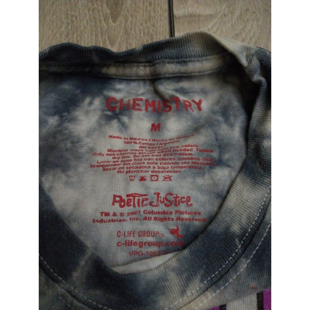 2Pac -Chemistry - Poetic Justice - Size Med. - Tie Dye T-Shirt - Picture 2 of 9